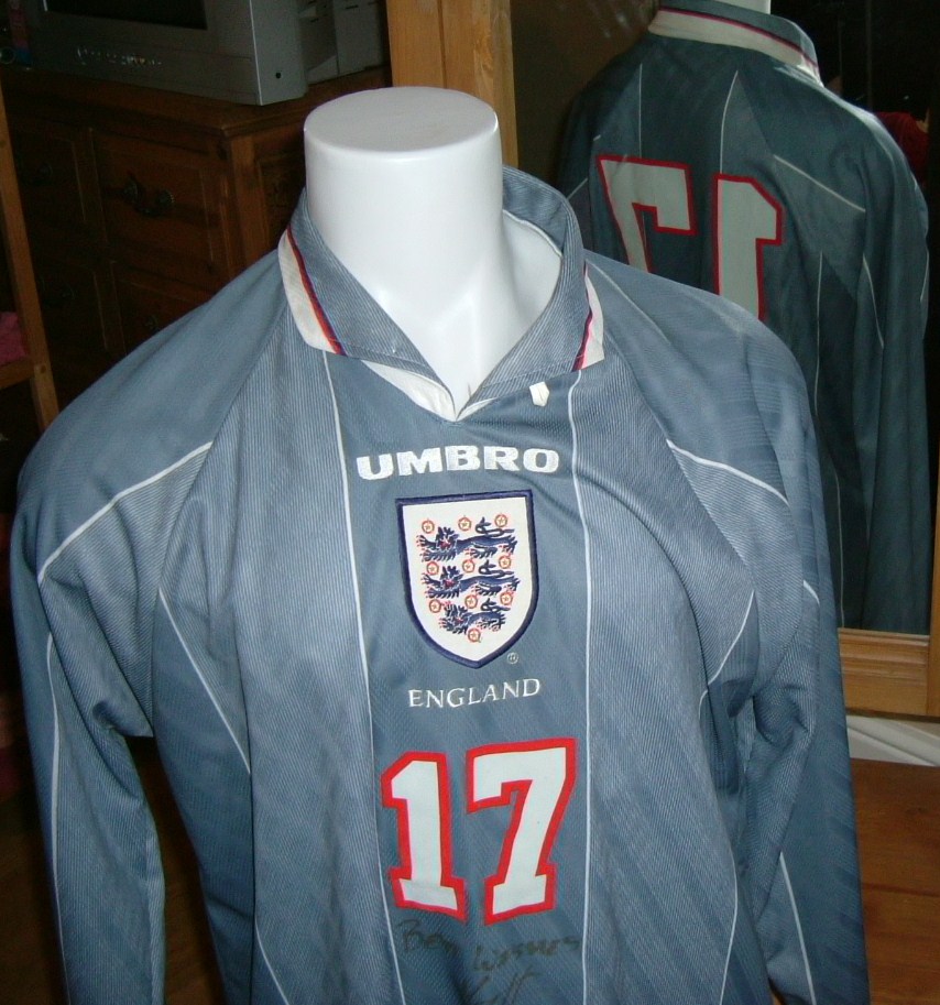 England's Away Uniform 1996